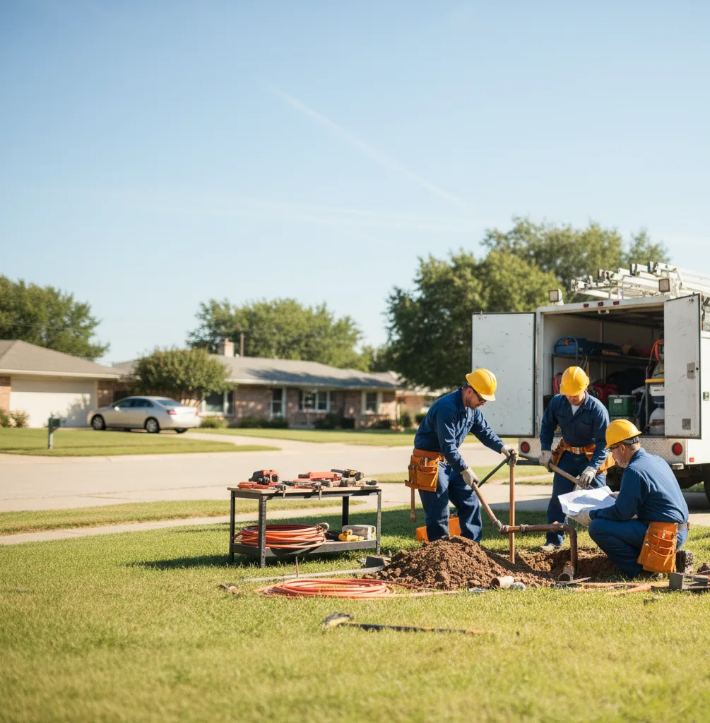 Sewer Line Repair in Lone Grove, OK